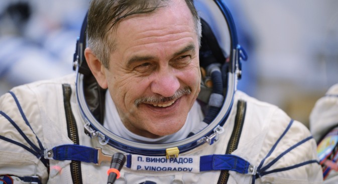 Pavel Vinogradov is the current commander of the International Space Station. Source: Ramil Sitdikov / RIA Novosti
